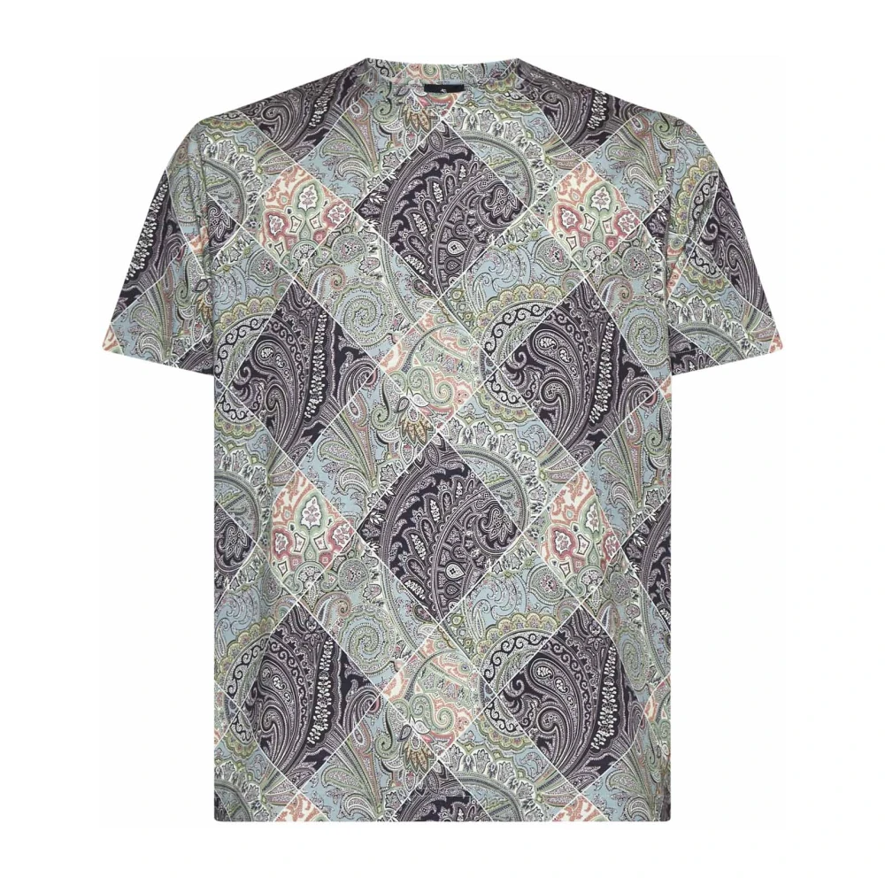 ETRO Stijlvolle T-shirts en Polos Multicolor Heren