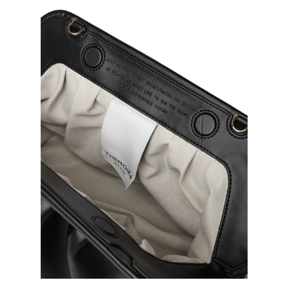 THEMOIRè Zwarte schoudertas met kruldetail Black Dames
