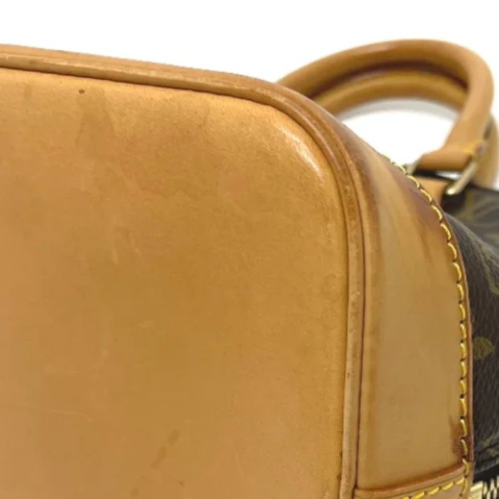 Louis Vuitton Vintage Pre-owned Fabric handbags Brown Dames