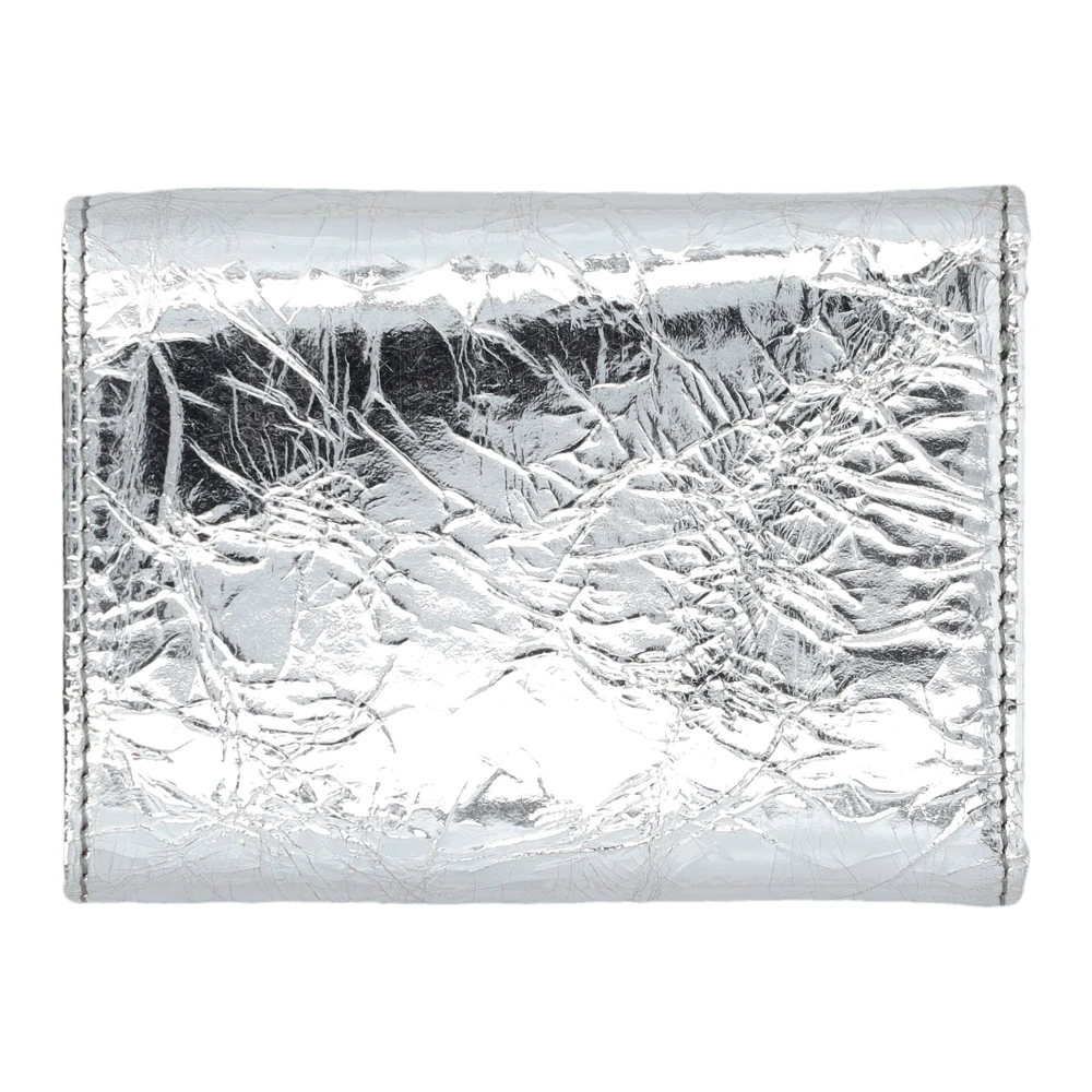 Vivienne Westwood Zilveren Kleine Flap Portemonnee Gray Dames