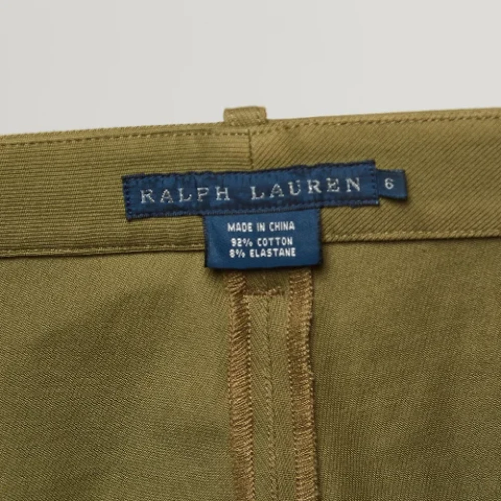 Ralph Lauren Pre-owned Suede bottoms Green Dames