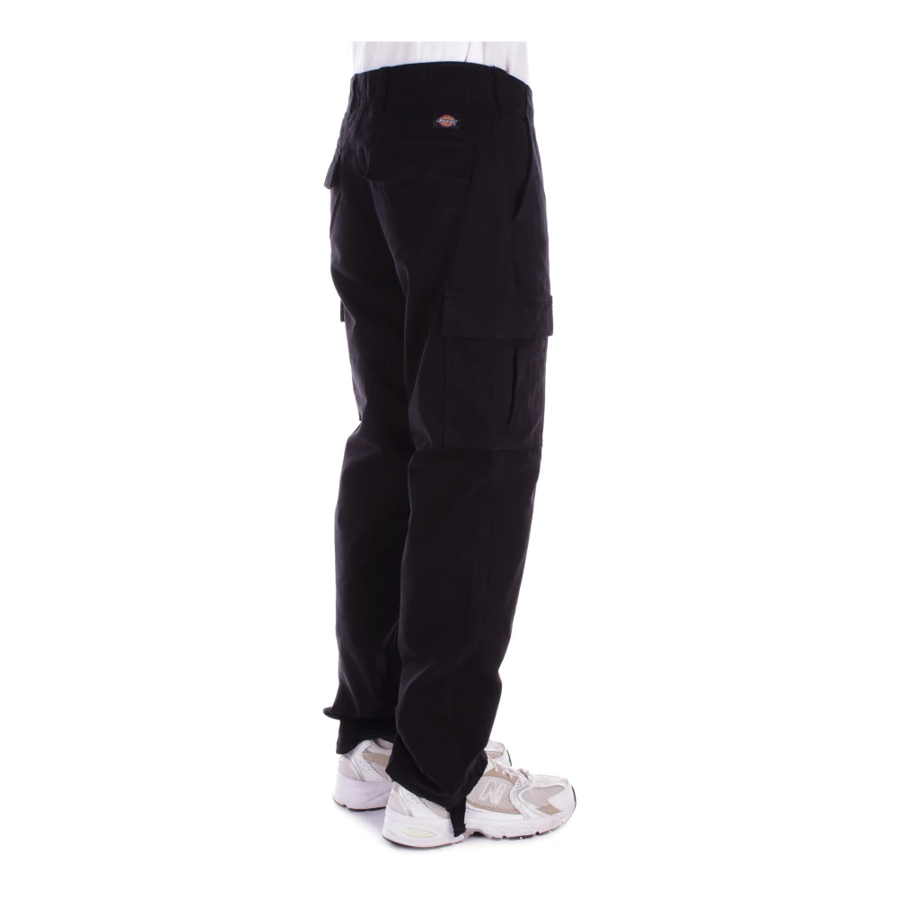 Dickies Zwarte Logo Broek met Zakken Black Heren