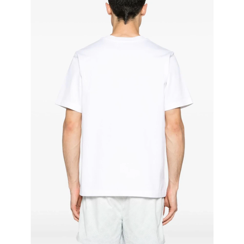 Casablanca Witte T-shirts en Polos met Print White Heren