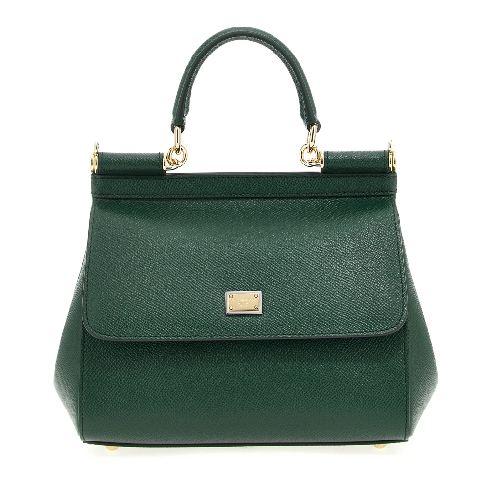 Dolce & Gabbana Women's Green Medium Sicily Handbag