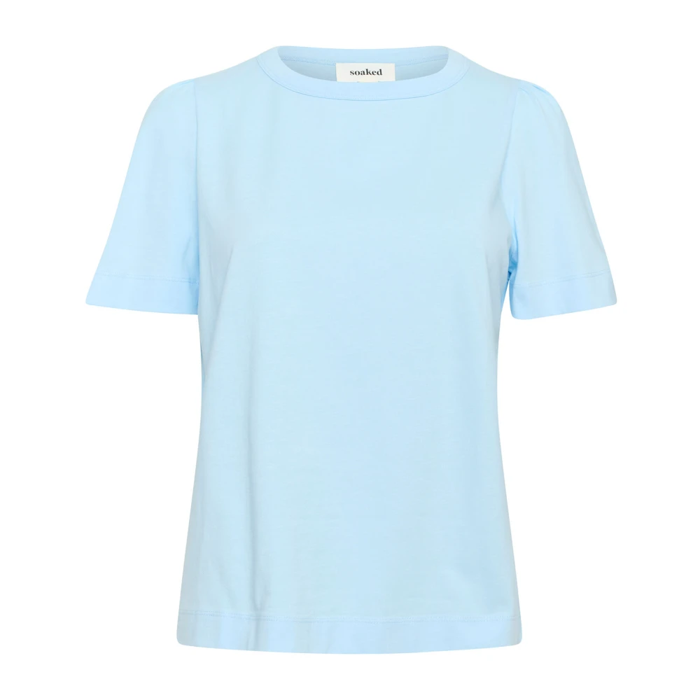 Soaked in Luxury Puff Tee Top Nantucket Breeze Blue Dames