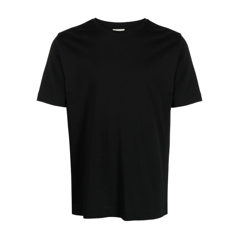 Dries Van Noten Zwart Hertz 7600 M.k. T-Shirt Black Heren
