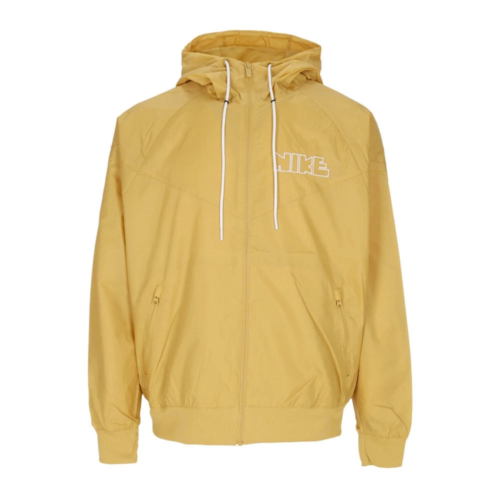Nike Men's Yellow Training Jackets, M, Windrunner Windbreaker Jacket