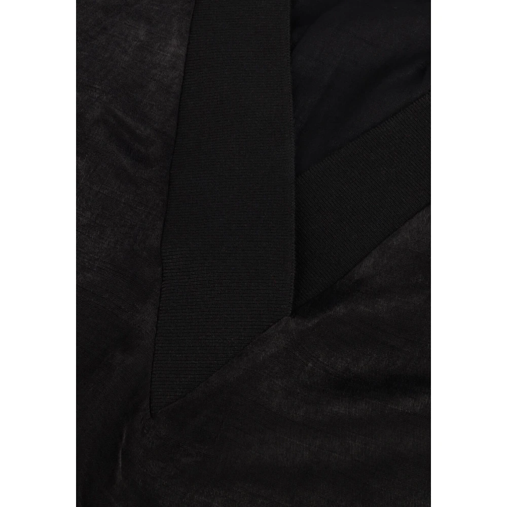 Minus Tijdloze V-hals Blouse Black Dames