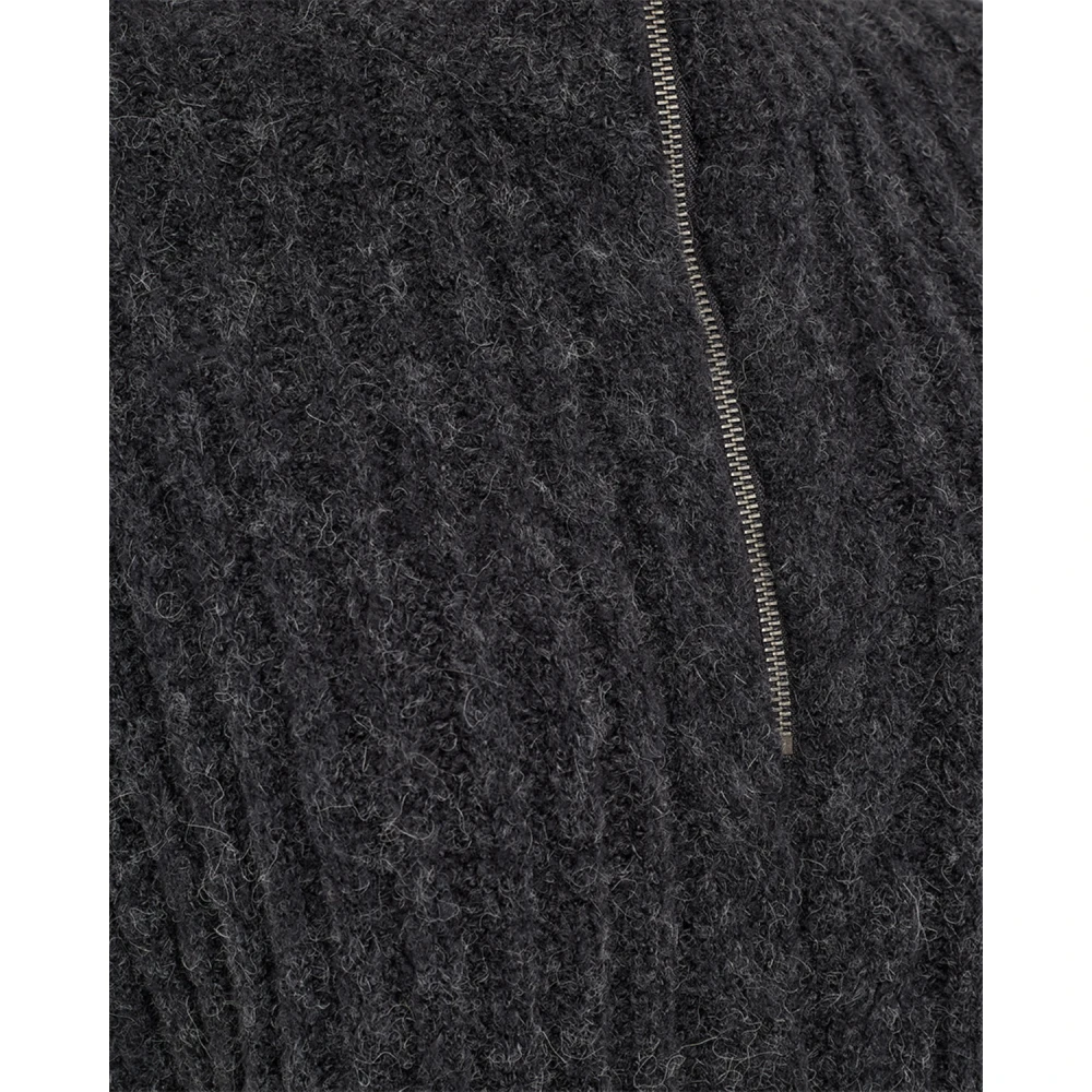Freequent Grijze Kabel Gebreide Vest Gray Dames
