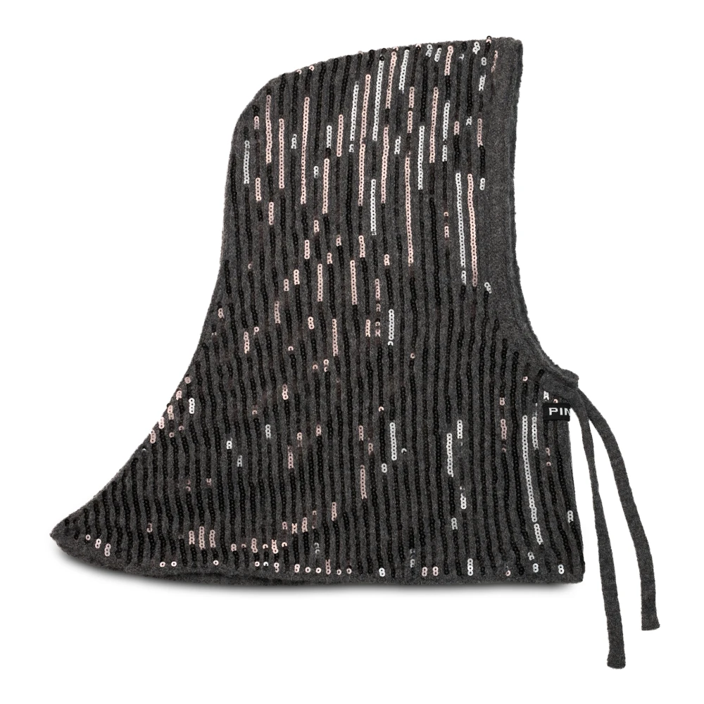 Pinko Balaclava With Adjustable Straps - Female - Accessories - Black - One Size - Accessories