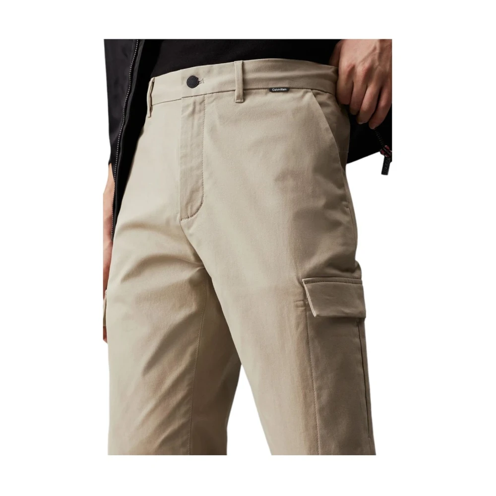 Calvin Klein Stijlvolle broeken voor mannen Beige Heren