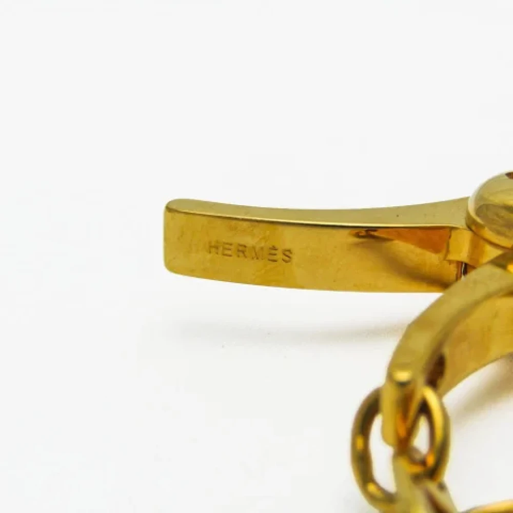 Hermès Vintage Pre-owned Fabric key-holders Yellow Dames