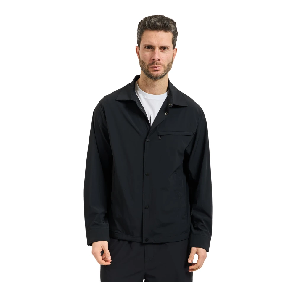 Armani Exchange Black Lightweight Jacket - Male - Light Jackets - 2XL - Jackets
