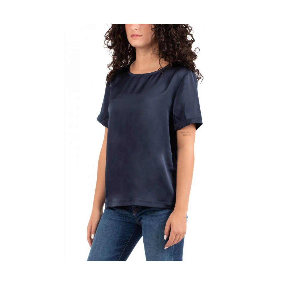 Weekend Dames Casual Top Blue Dames
