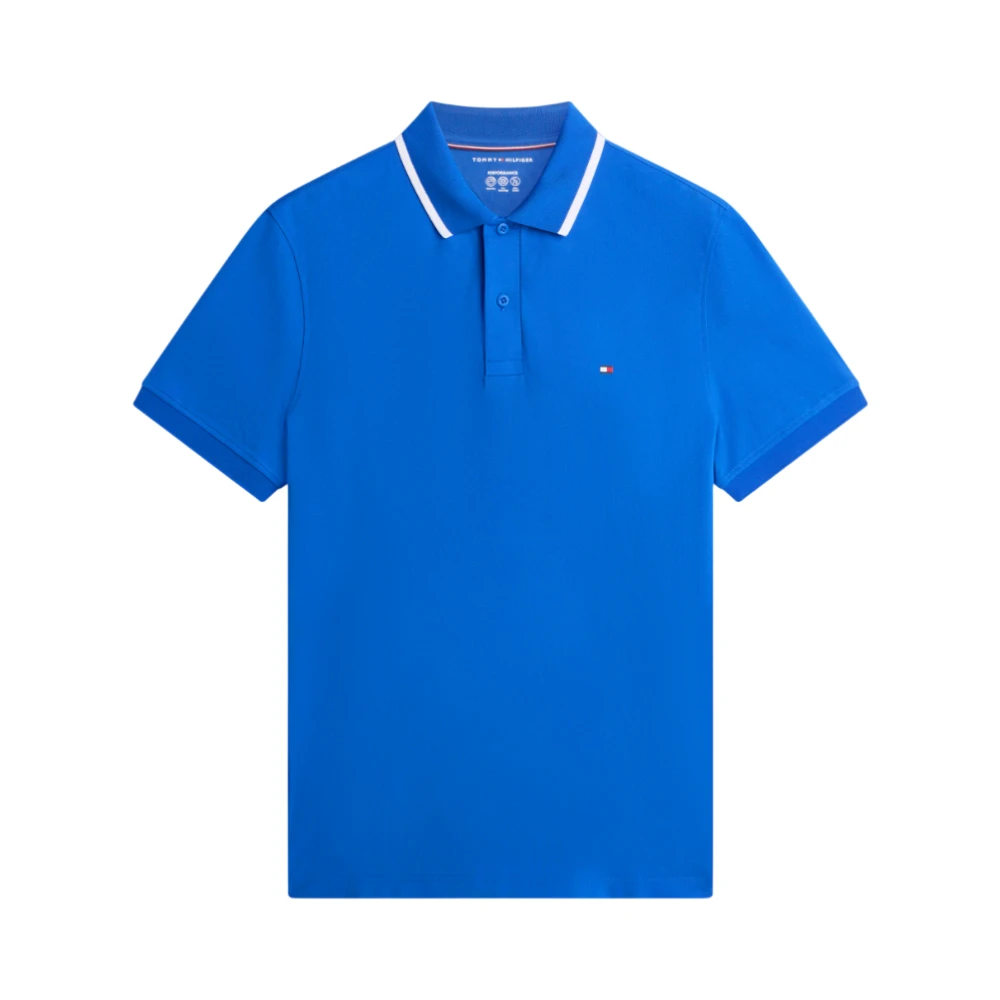 Tommy Hilfiger Men's Blue Polo Shirts, M, Polo Shirt