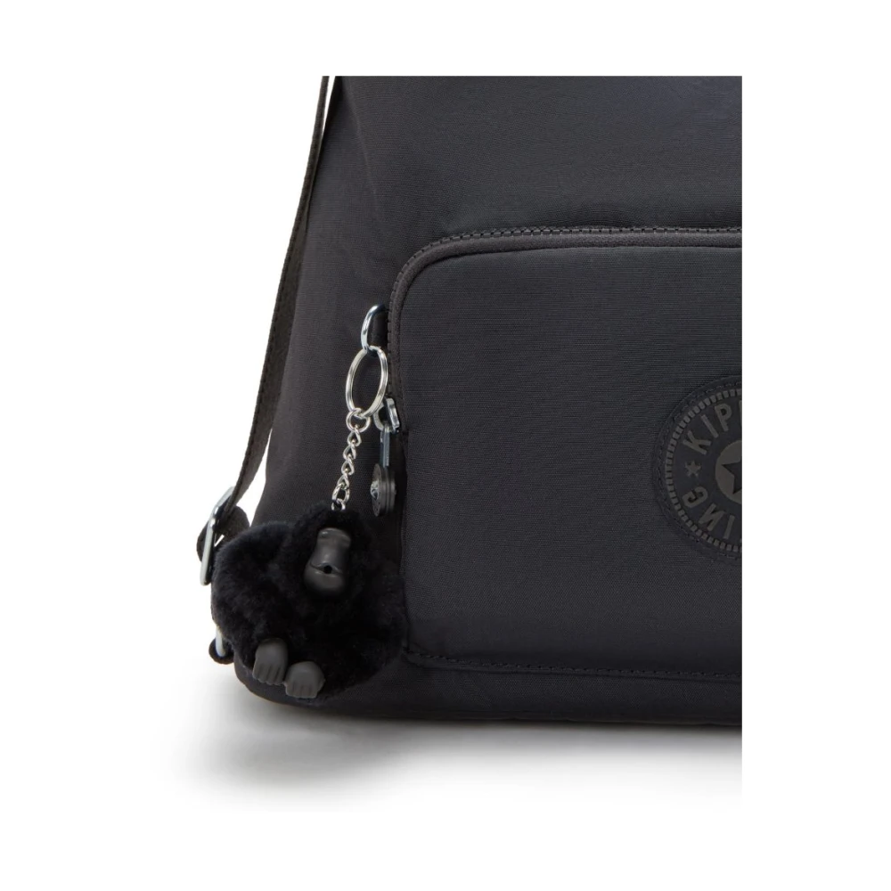 Kipling Omkeerbare Schoudertas Rugzak Stijlvol Black Dames