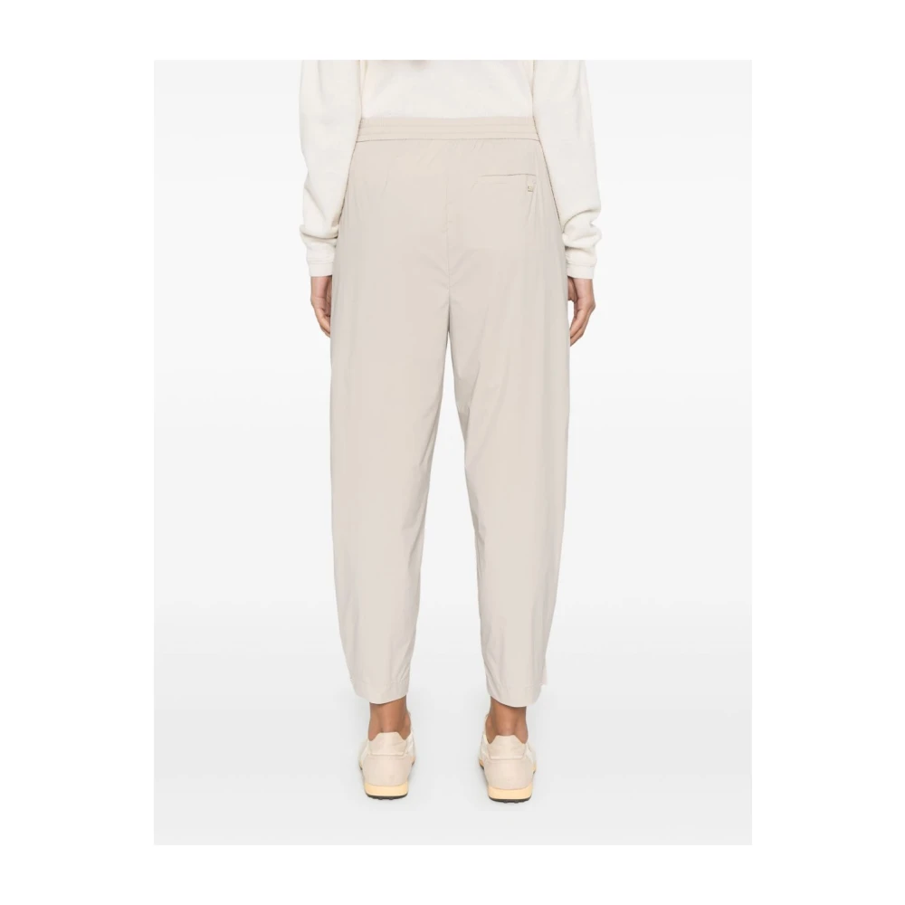 Herno Lichtgewicht nylon stretch broek Beige Dames