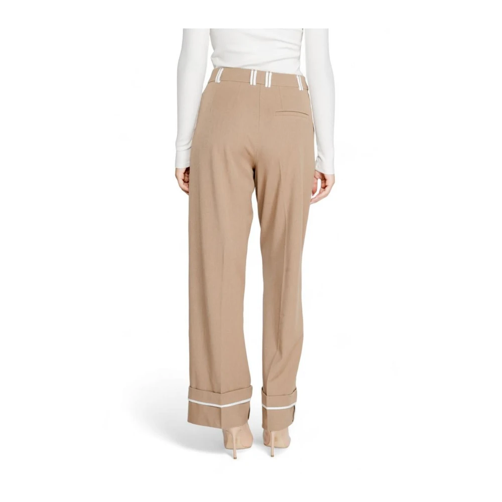 Only Gemengde Damesbroek Herfst Winter Collectie Brown Dames