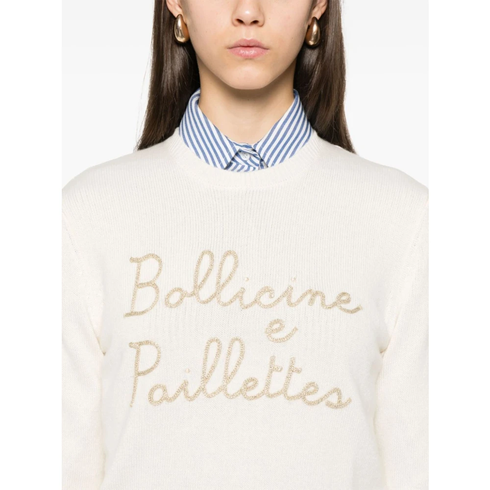 Saint Barth Crème Sweater Collectie Beige Dames