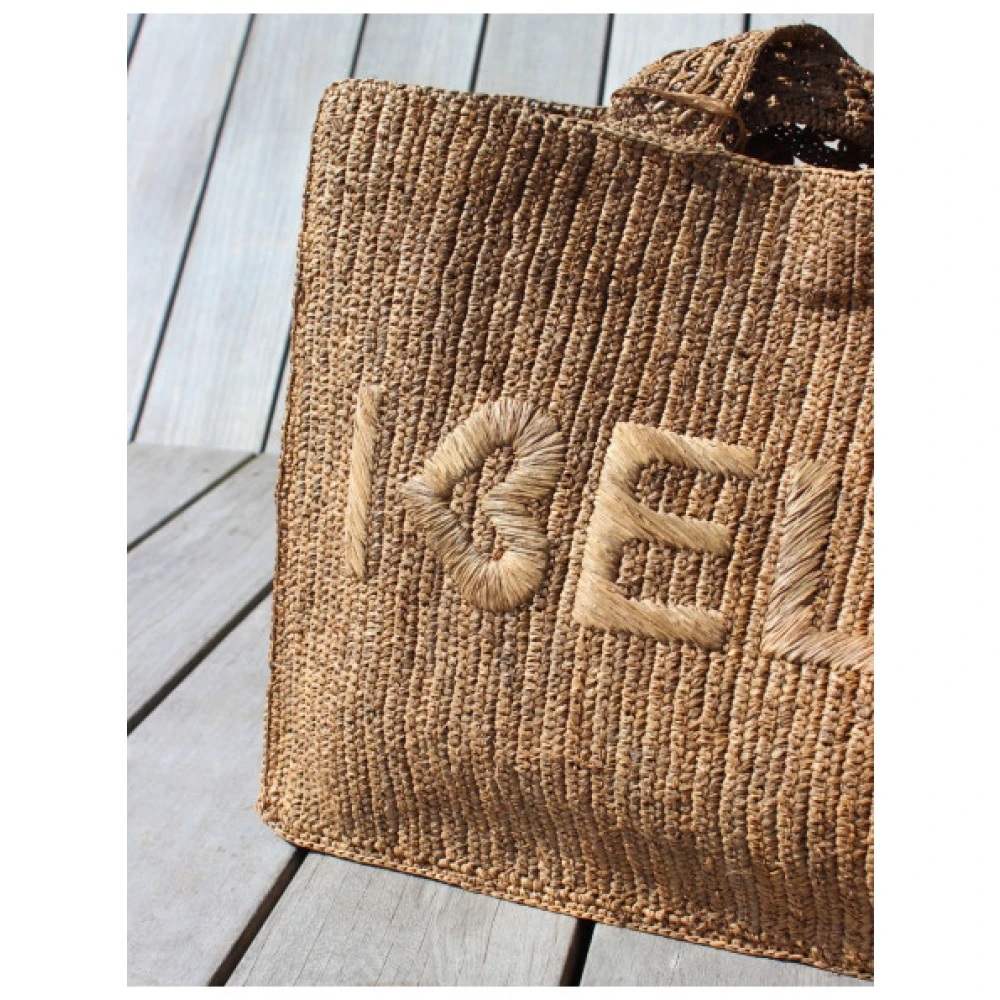 Ibeliv Fitia Geborduurde Tote Tas Beige Dames