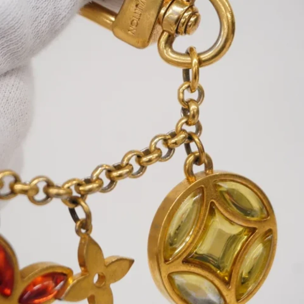 Louis Vuitton Vintage Pre-owned Metal key-holders Yellow Dames
