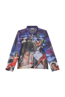 graphic-print-sheer-organza-shirt