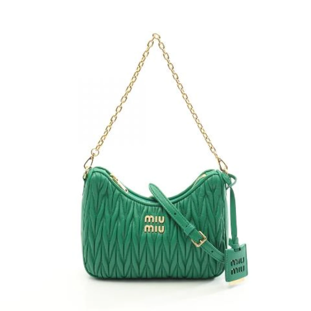 Pre-owned > Pre-owned Bags > Pre-owned Shoulder Bags - - Miu Miu Pre-owned - Modalova