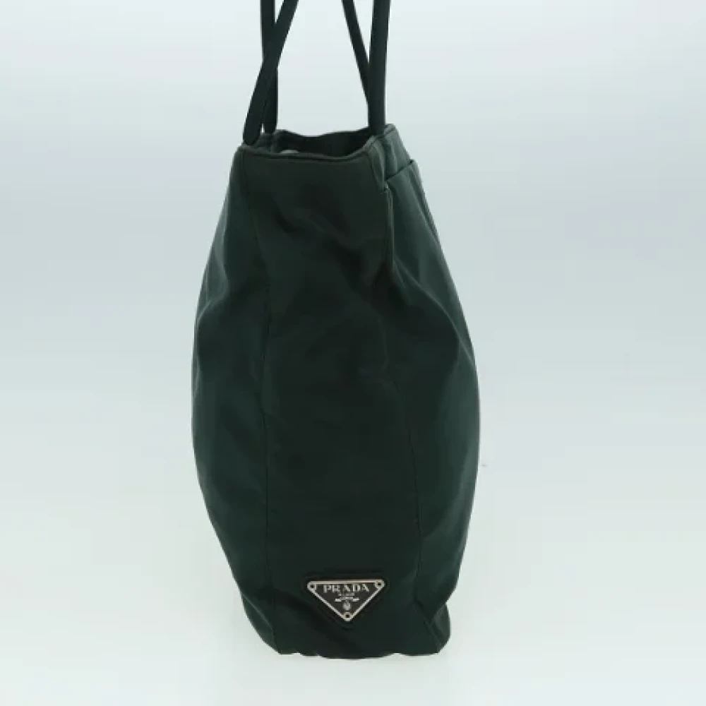Prada Vintage Pre-owned Nylon totes Green Dames