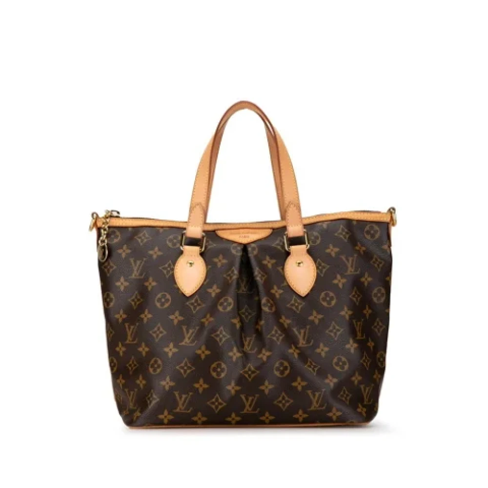 Louis Vuitton Vintage Pre-owned Plastic handbags Brown Dames