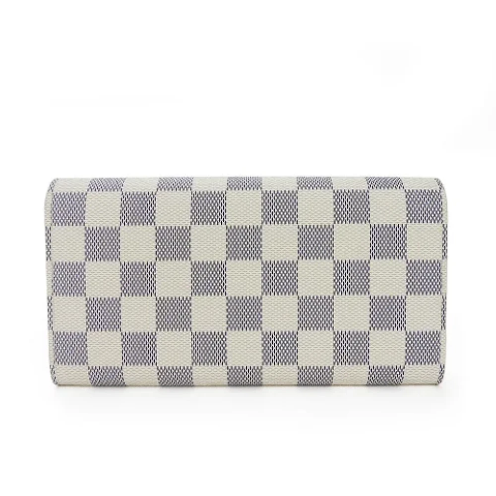 Louis Vuitton Vintage Pre-owned Canvas wallets Beige Dames