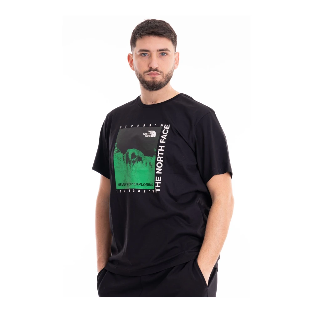 The North Face Heren Casual T-shirt Black Heren
