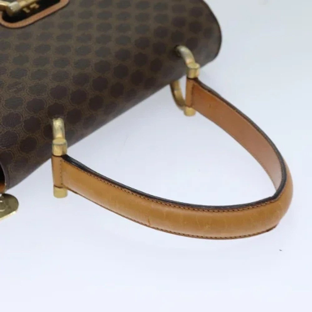 Celine Vintage Pre-owned Leather handbags Brown Dames
