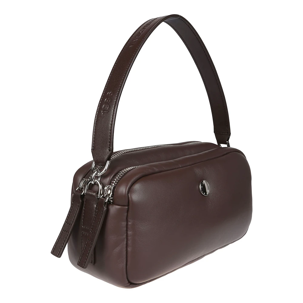 Hogan Dubbele Rits Tas Beige Dames