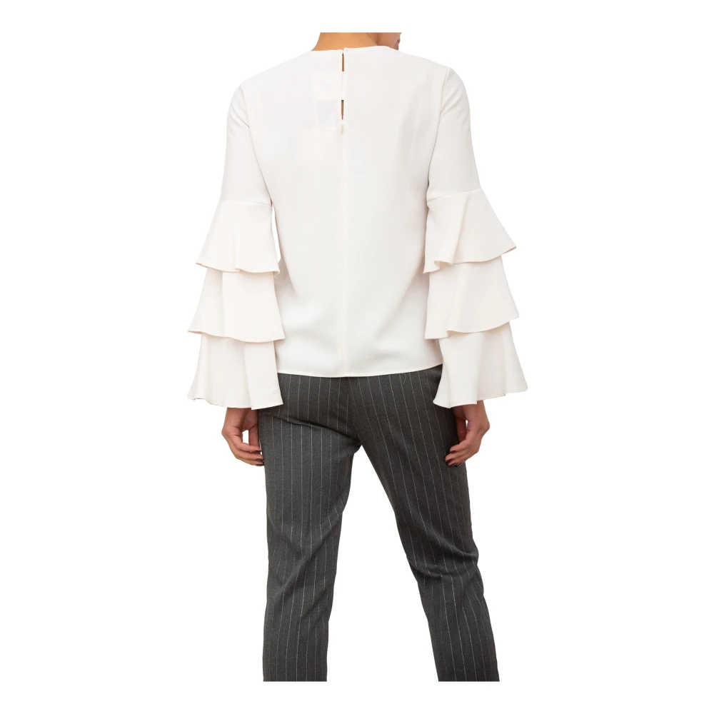 Liu Jo Elegante Tunic Blouse in Panna White Dames