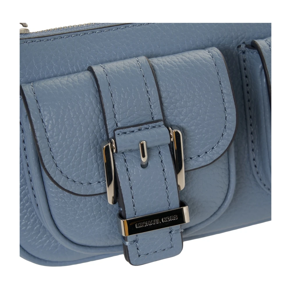 Michael Kors Blauwe Schoudertas 'Zoe' Blue Dames