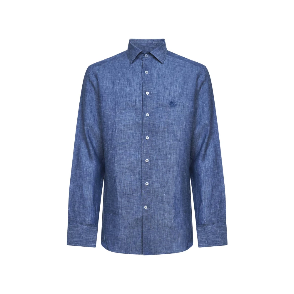 Etro Uomo Blu Magliette, 2XL, New,