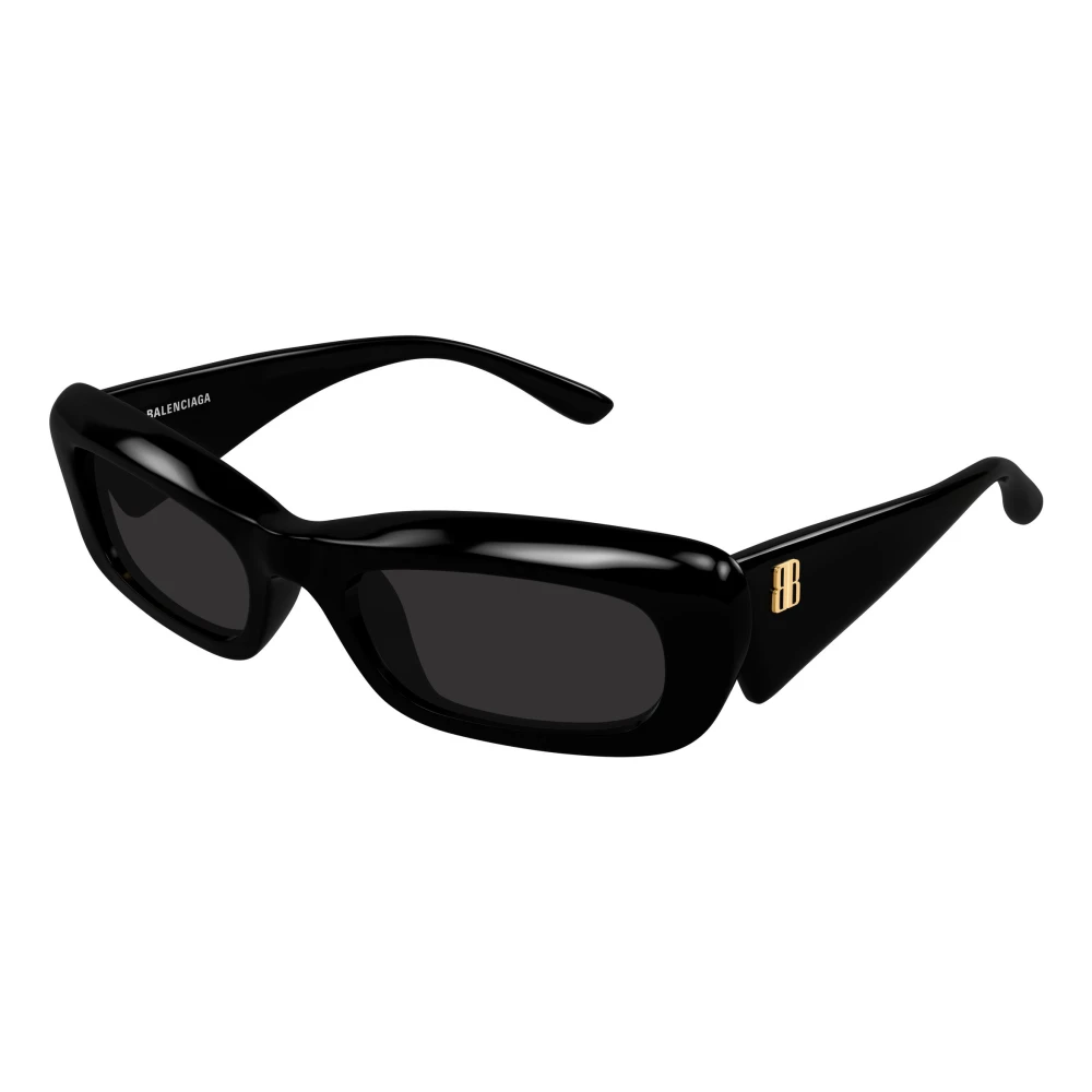 Balenciaga , Sunglasses, Female, Black, 55 Mm, Bb0504s Rectangular Sunglasses