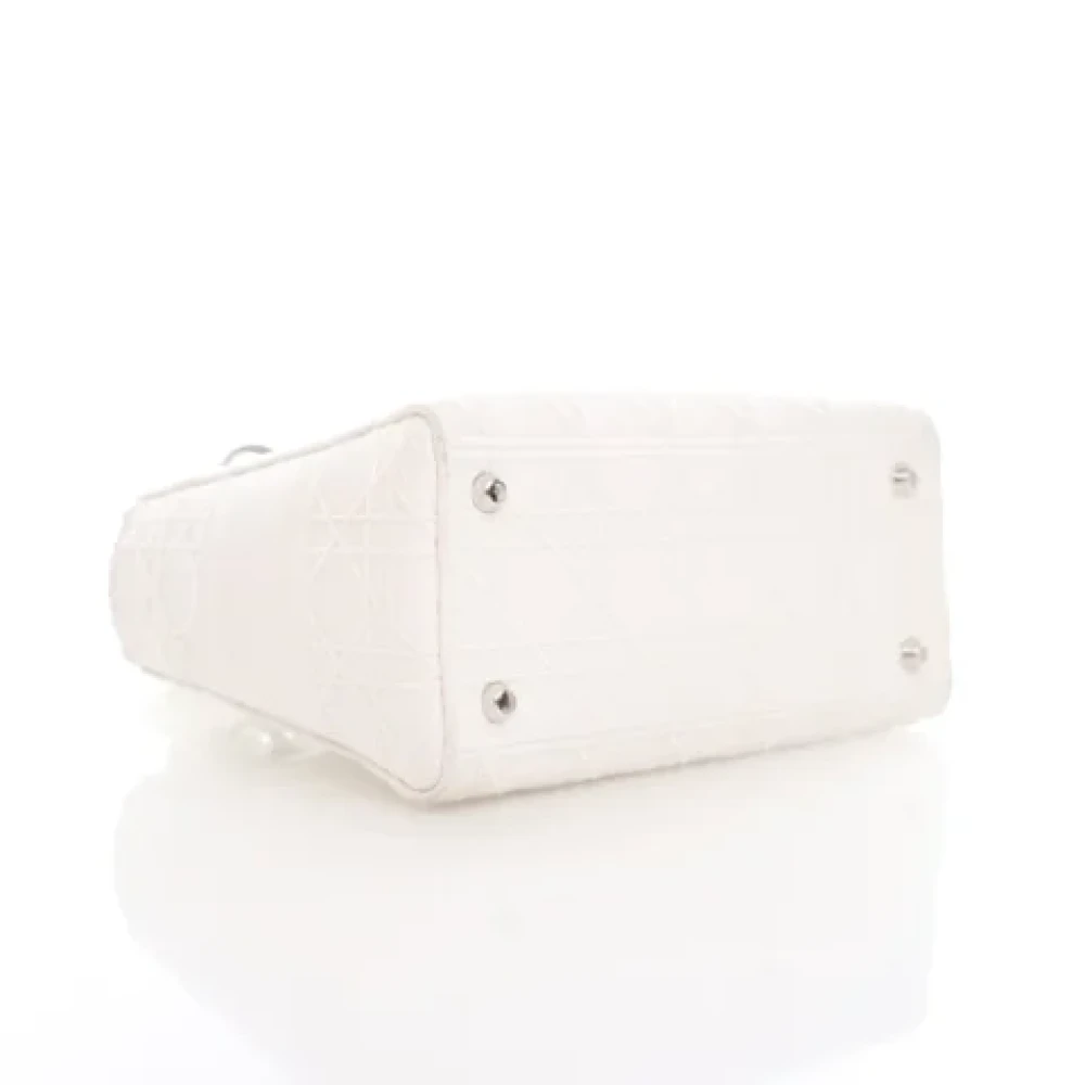 Dior Vintage Pre-owned Canvas dior-bags White Dames