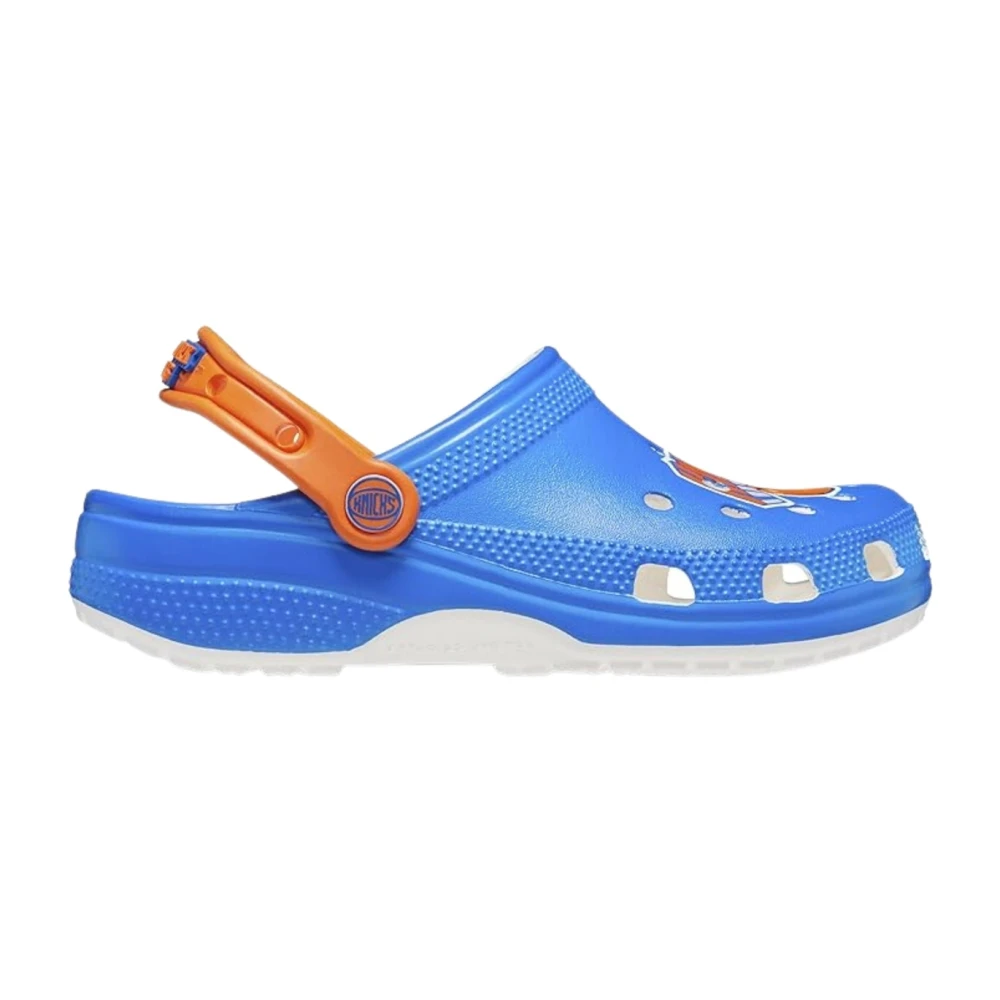 Crocs Women's Blue Clogs, 8 Uk, New York Knicks Special Print Clog