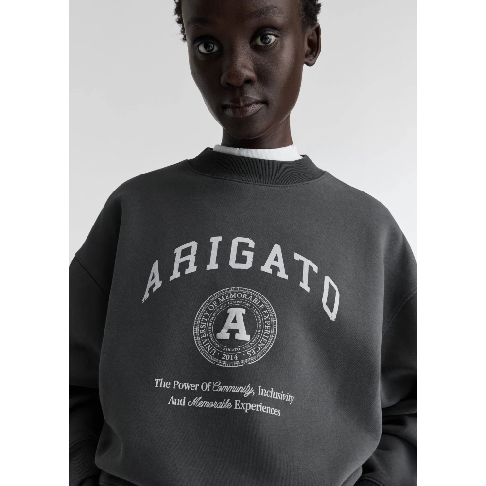 Axel Arigato University Sweatshirt Gray Dames