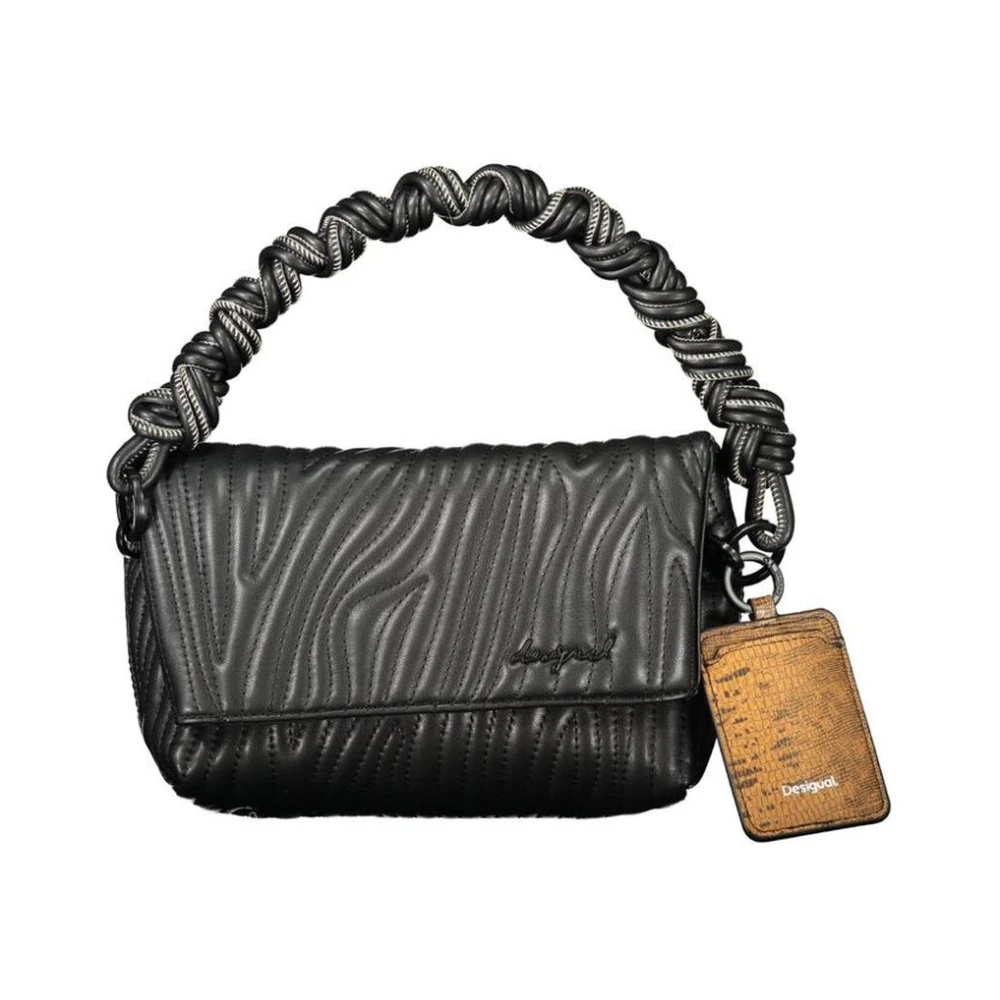 Desigual Ecru Polyurethane Women's Handbag - Image 3