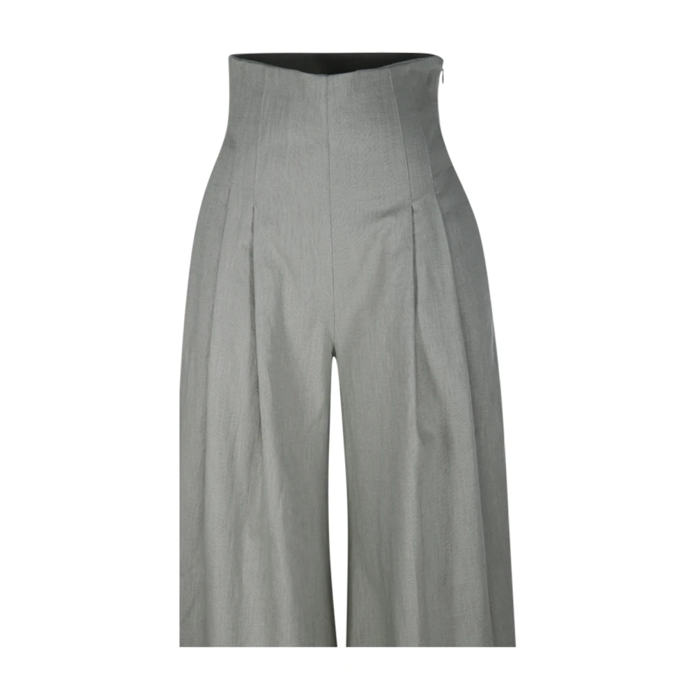 Alessandro Vigilante Lichtgroene Casual Broek Gray Dames