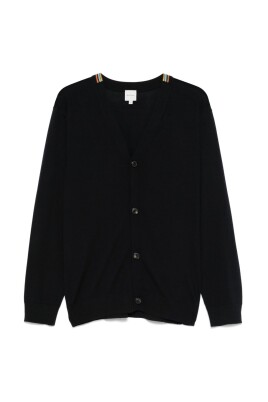 blue-v-neck-sweater-ribbed-cuffs