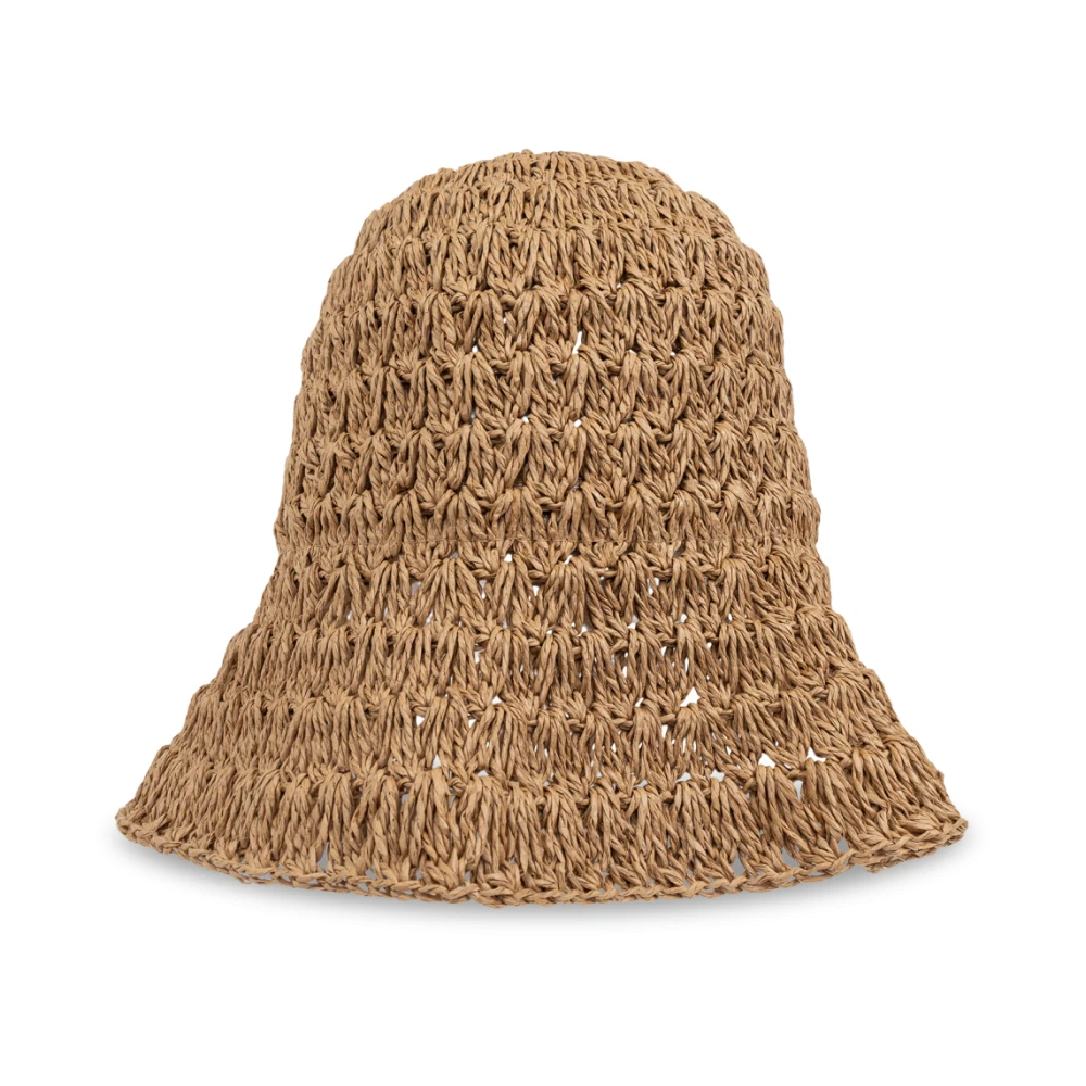 By Malene Birger Gevlochten hoed Strawie By Herenne Birger Beige Dames