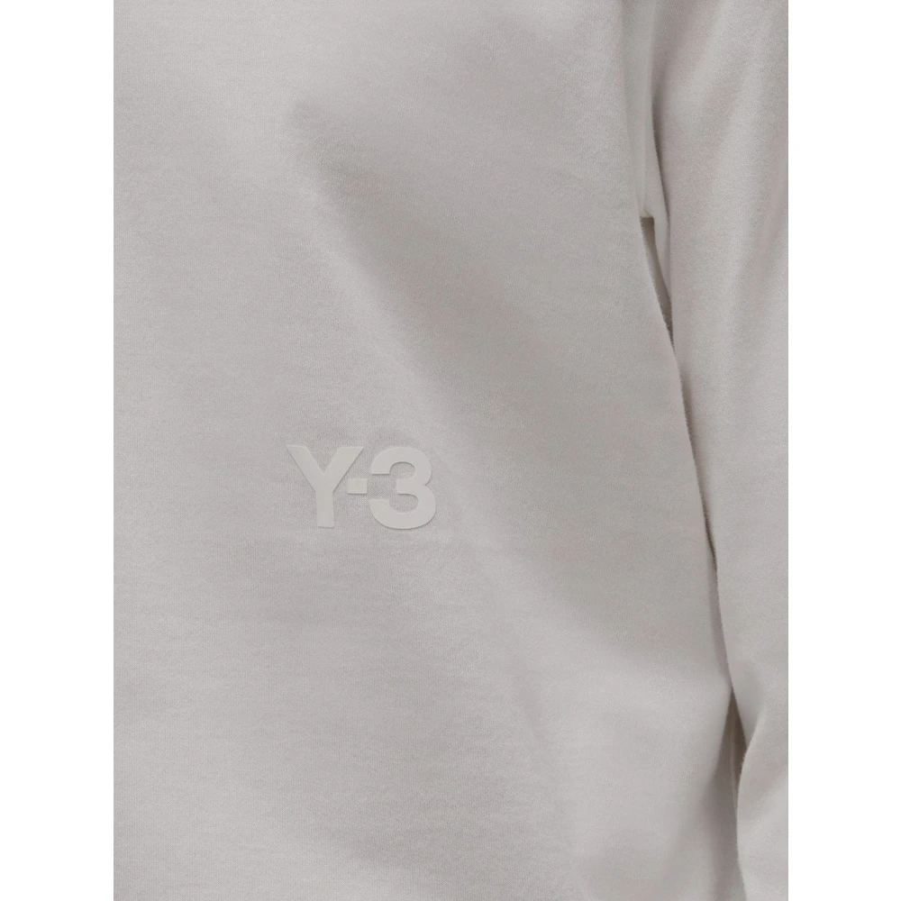 Y-3 Katoen Logo Tee White Heren