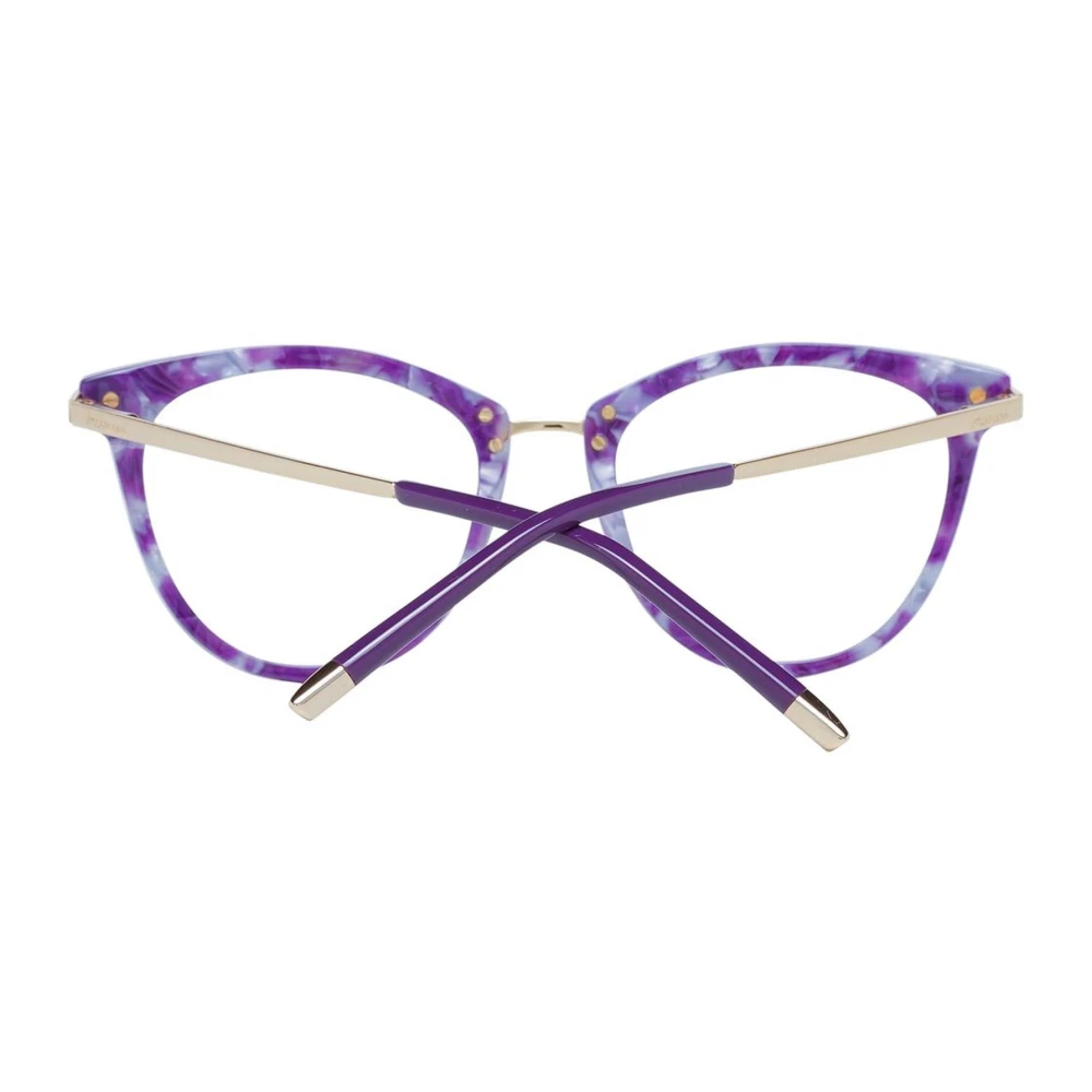 Ana Hickmann Paarse Ronde Acetaat Optische Monturen Purple Dames