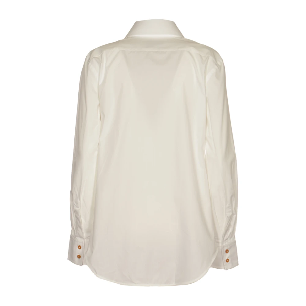 Vivienne Westwood Wit Heart Shirt White Dames