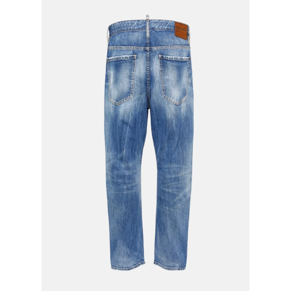 Dsquared2 Vintage Wash Jeans Stijlvol en Praktisch Blue Heren