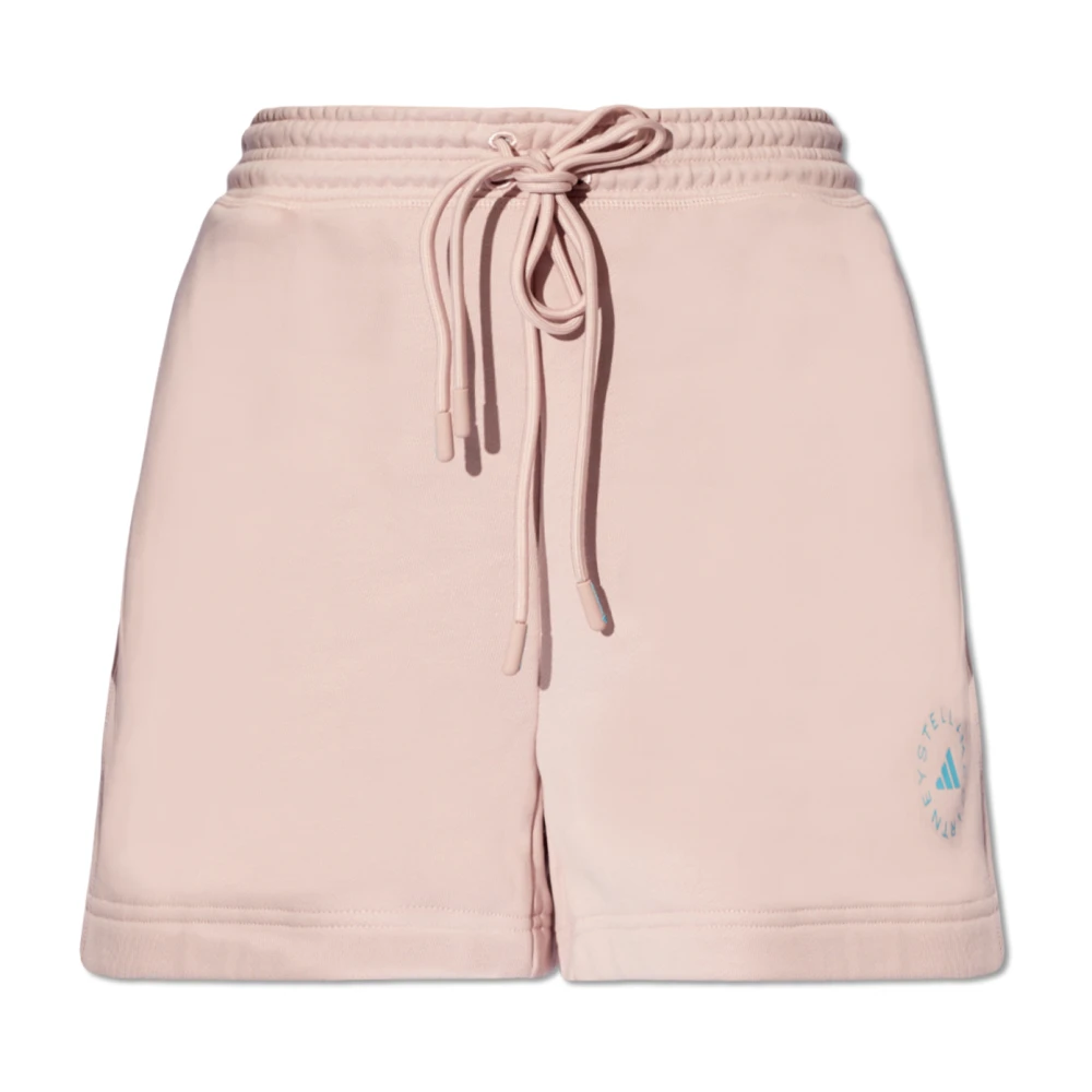 adidas by stella mccartney Shorts met logo Pink Dames