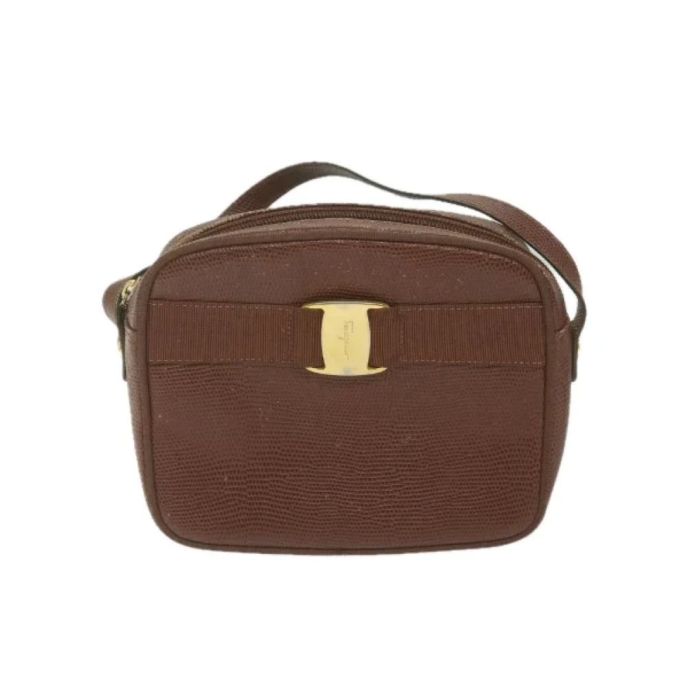 Pre-owned > Pre-owned Bags > Pre-owned Cross Body Bags - - Salvatore Ferragamo Pre-owned - Modalova